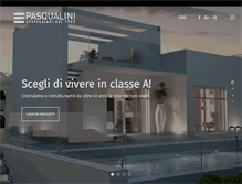 Tablet Screenshot of pasqualinicostruzioni.it